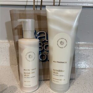 Bath & Body Works Sensitive Skin Milk Fragranced Body Lotion & Cream - White